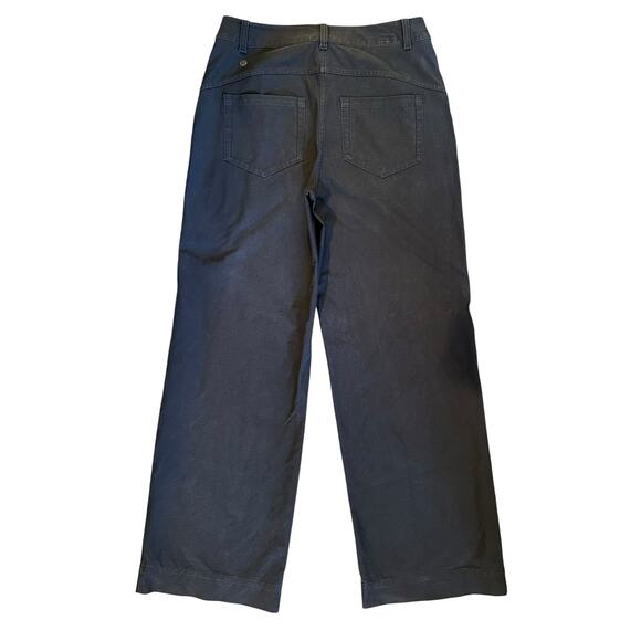 EUC Lululemon Women’s Black City Sleek 5 Pocket HighRise Wide Leg Pant Size 28 - Picture 3 of 10